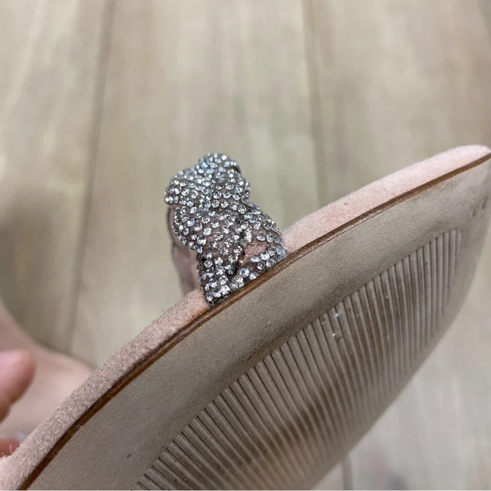 Stuart Weitzman Nudistcurve 100 Highshine Sandal Size 9.5